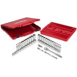 MILWAUKEE 3/8 RATCHET AND SOCKET SET METRIC & SAE - 56 PC